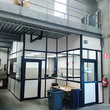 Scheidingswand - Delhaise Ninove - kantoor-onder-platform