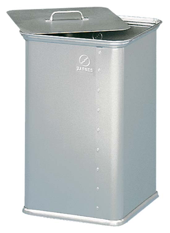 Een Aluminium afvalemmer