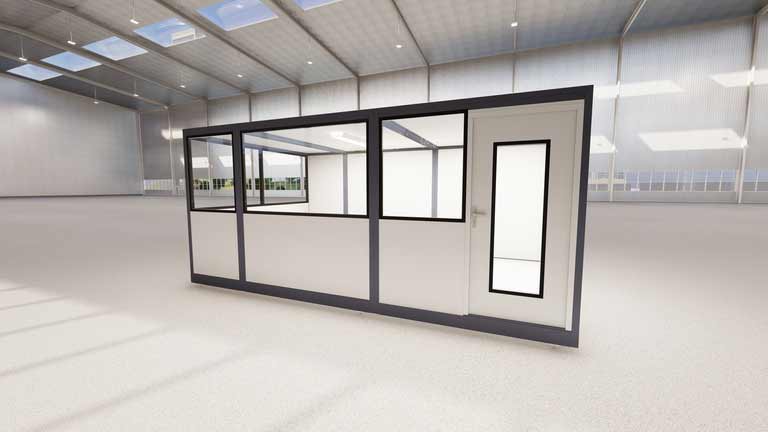 3d render van cubistic cabine 3d render van cubistic cabine